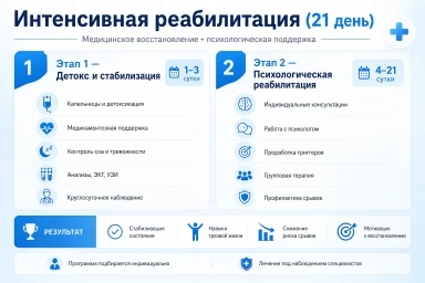 Реабилитация за 21 день в Мариуполе